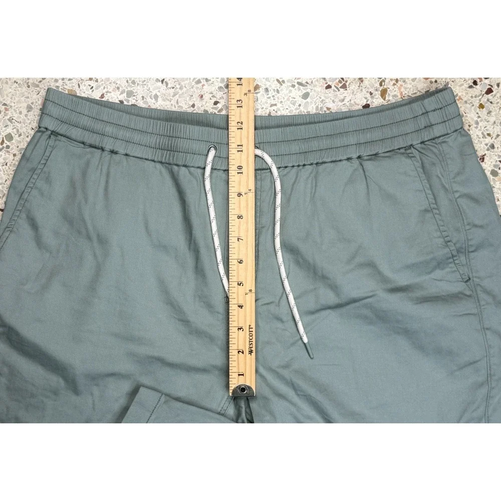 Faherty Men's‎ Green Drawstring Waist Slash Pocket Shorts Size XXL